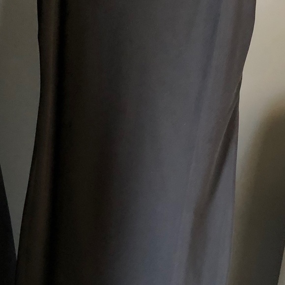 Long Paige Vintage New York Black Cocktail Dress with a Flirty Hem SHIPS FREE - Picture 6 of 11
